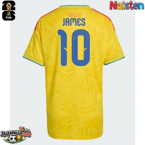 Kolumbia James Rodriguez #10 Kotipaita Naisten MM-kisat 2026 Lyhythihainen